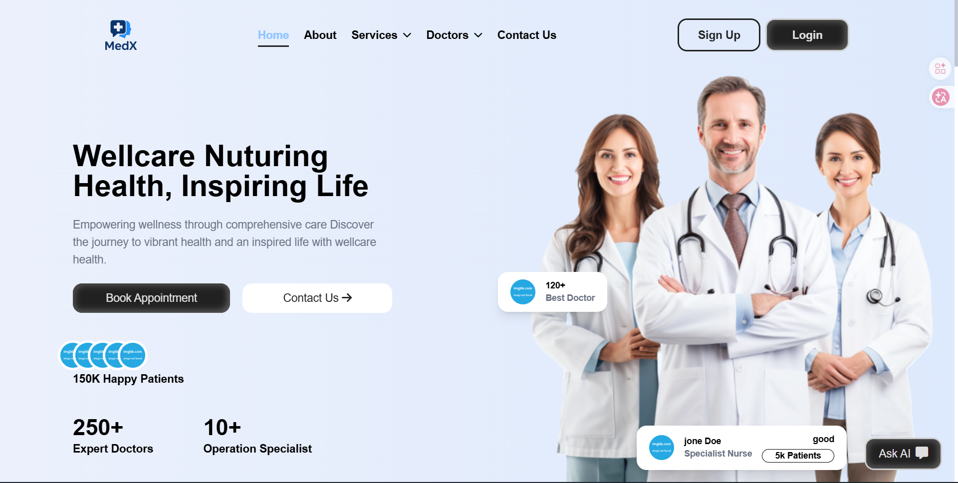 Doctors Website